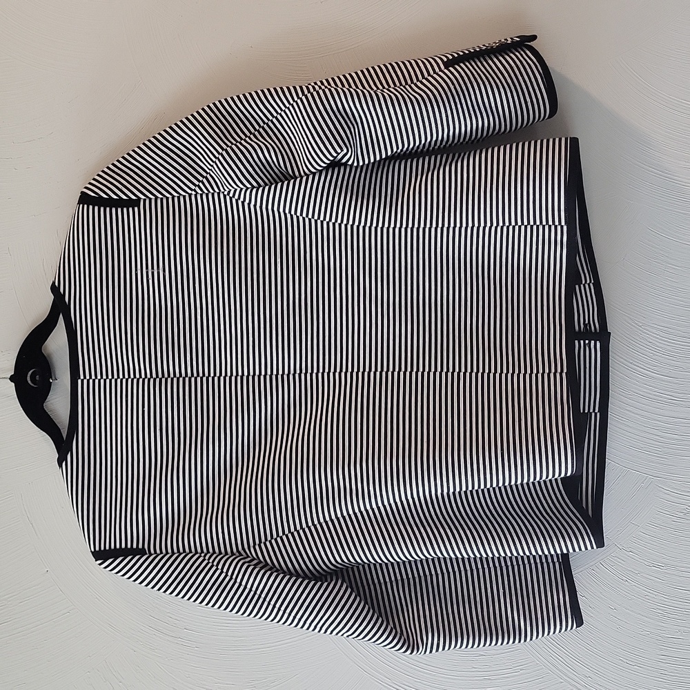 Talbots 4 Button Striped Suit Coat Academia Core size 10p - Picture 4 of 6